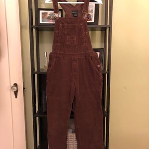 Brown Corduroy Overalls